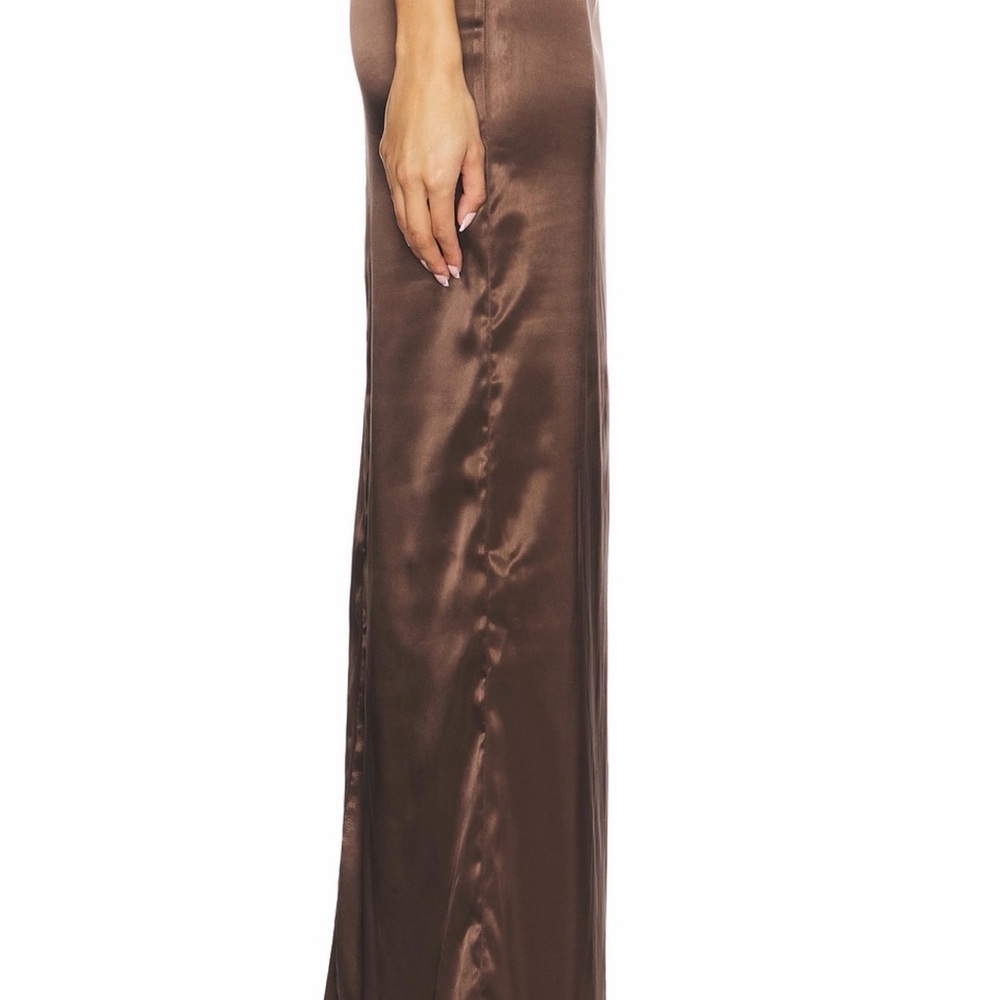 Revolve Elenor Maxi Skirt XS Brown - Picture 3 of 9
